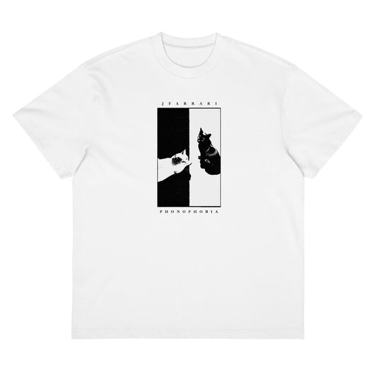 Phonophobia - Oversized Tee (White)