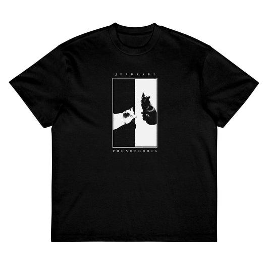 Phonophobia - Oversized Tee (Black)